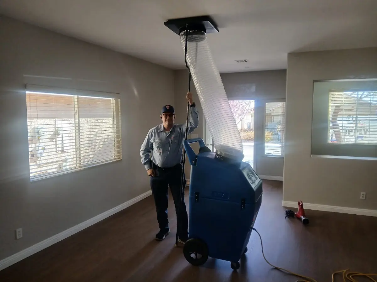 Professional Dryer Vent Cleaning work inside a Kennedale home